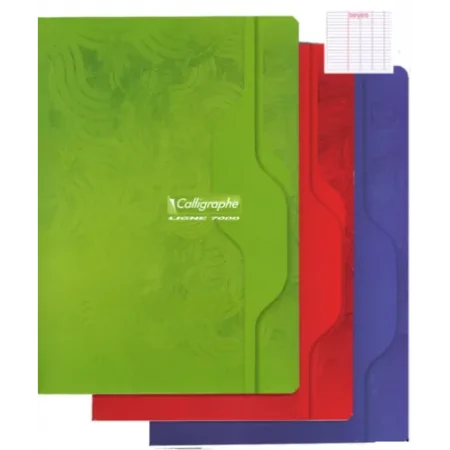 CAHIER PIQUE 140P 21*29.7 70G CALLIGRAPHE