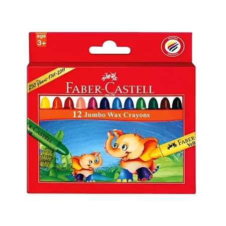 CRAYON A CIRE 12 FABER CASTELL