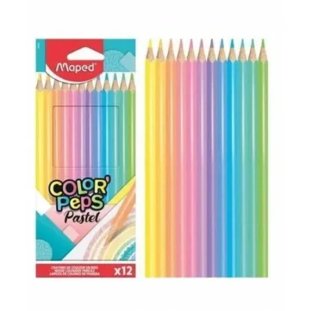 CRAYON DE COULEUR PASTEL MAPED