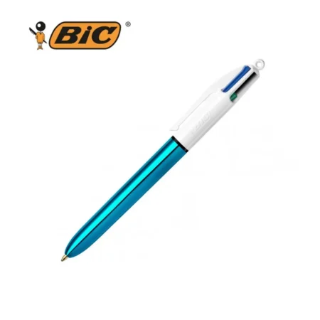 STYLO BIC 4 COULEURS SHINE BIC