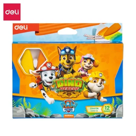 CRAYON A CIRE DE 12 PAW PATROL DELI